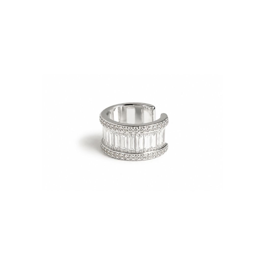 EAR CUFF SHINE PEQUENO PRATEADO
