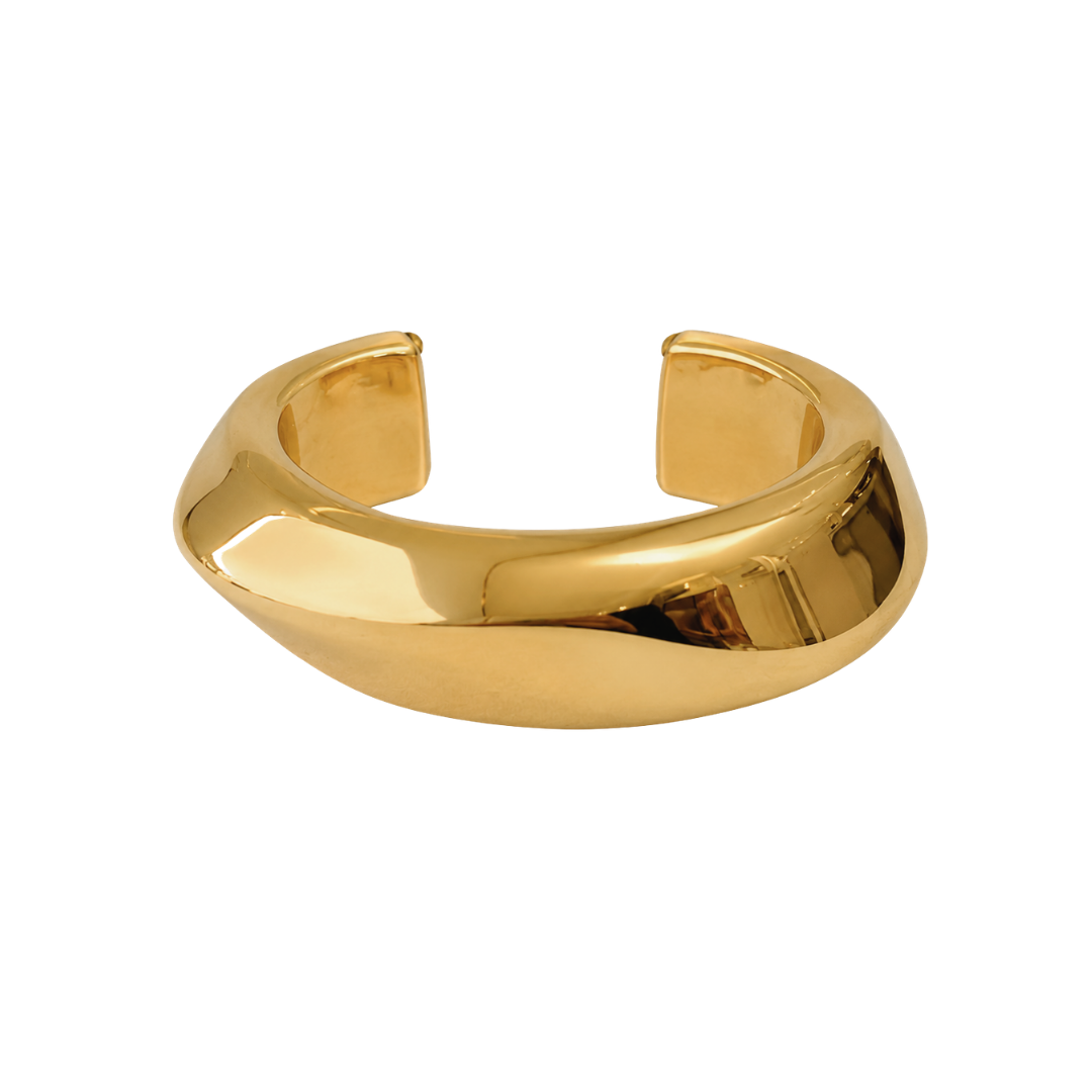 Bracelete Design Dourado Eletroformação