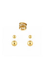 KIT DE BRINCOS CANOPLA E EAR CUFF DESIGN