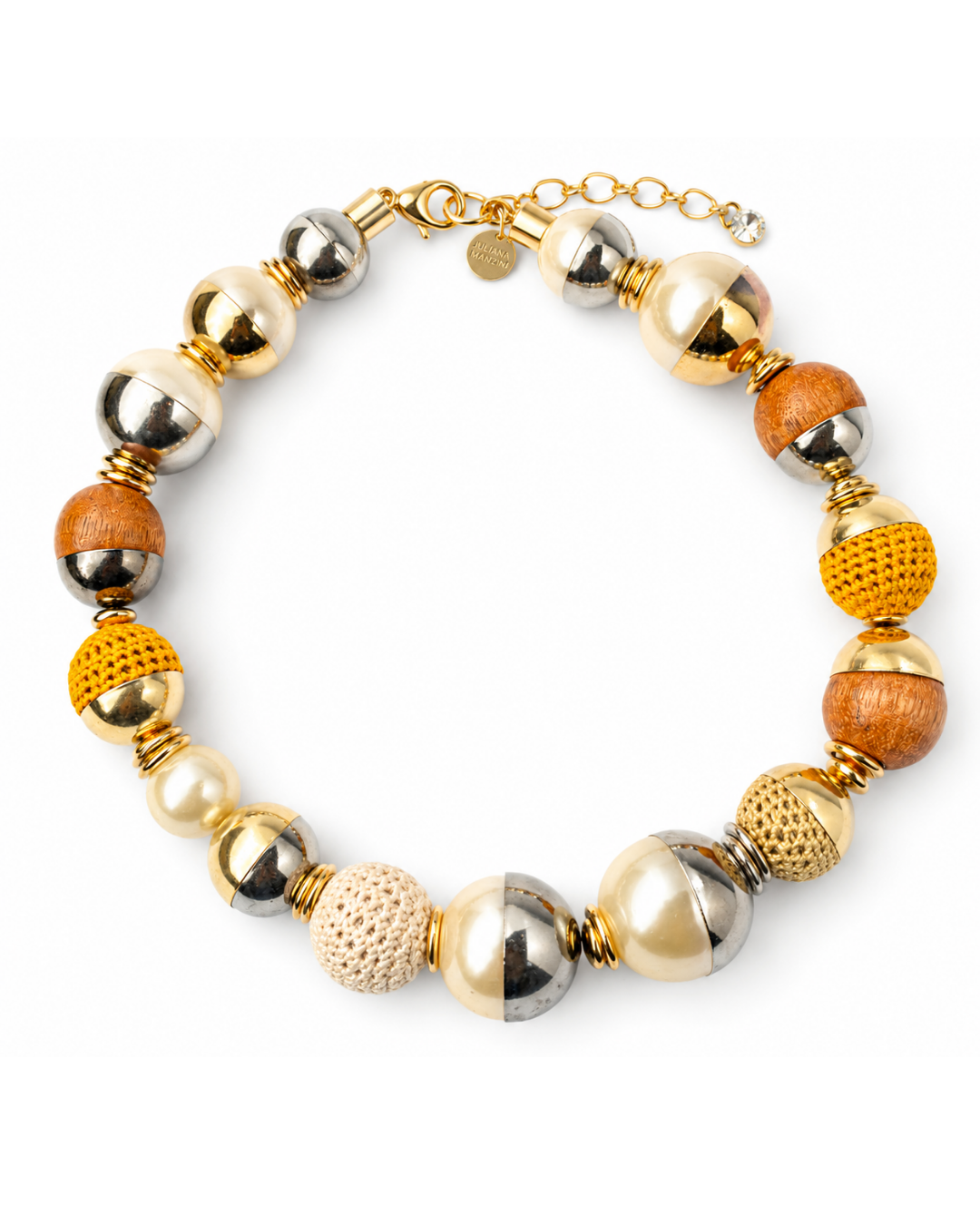 Colar Handmade Mix Dourado