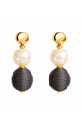 Brinco Longo de Pérola Handmade Dourado | Western Glam