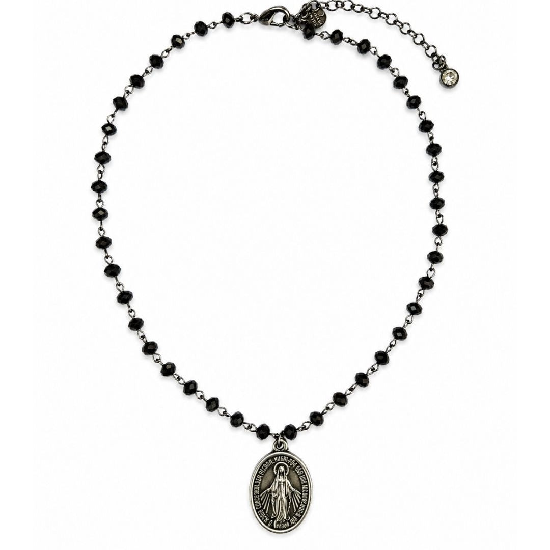 COLAR CURTO SANTO HANDMADE PRETO