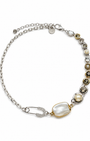 Colar Feminino Mix de Banhos com Pérola Barroca e Zircônias | Western Glam