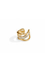 Ear Cuff Organic Shine Dourado
