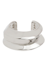 Maxi Bracelete Design Wave Prateado Eletroformação
