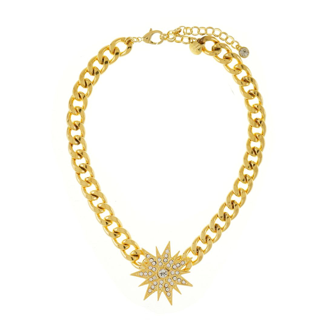 COLAR CURTO STAR DOURADO