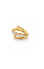 Ear Cuff Zircônia Shine Dourado