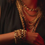 Pulseira de correntes Metallic Brown